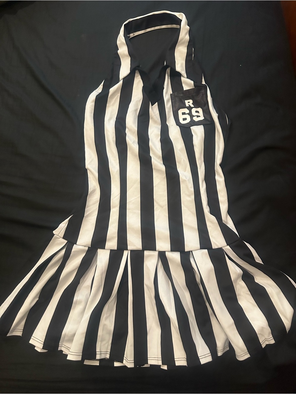 Halloween ref costume for women HalterTop mini dress